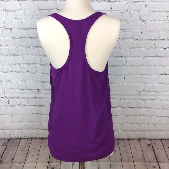 Black Poppy Women’s Purple&Black Tank Top Sz Small - Picture 2 of 4